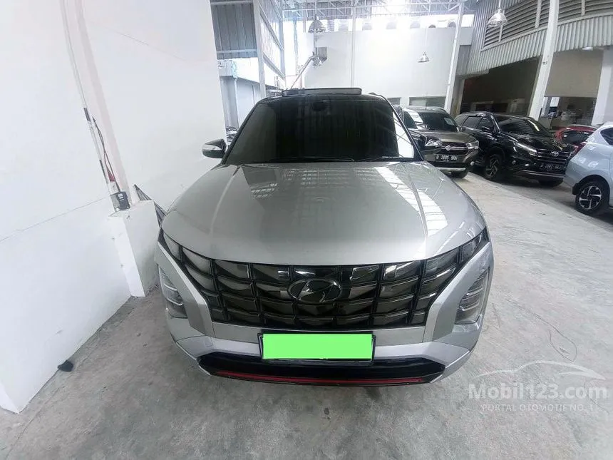 Jual Mobil Hyundai Creta 2022 Prime 1.5 di Banten Automatic Wagon Abu
