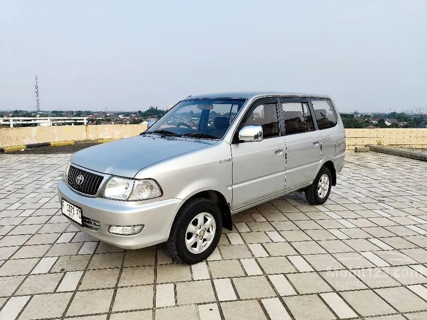 Jual Mobil Toyota Kijang 2004 LGX 1.8 di Banten Manual MPV Silver Rp 75.000.000