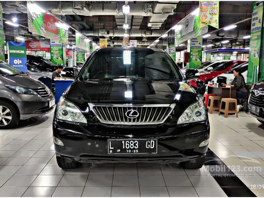 Jual Mobil Toyota Harrier 2007 240G 2.4 di Jawa Timur Automatic SUV Hitam Rp 130.000.000