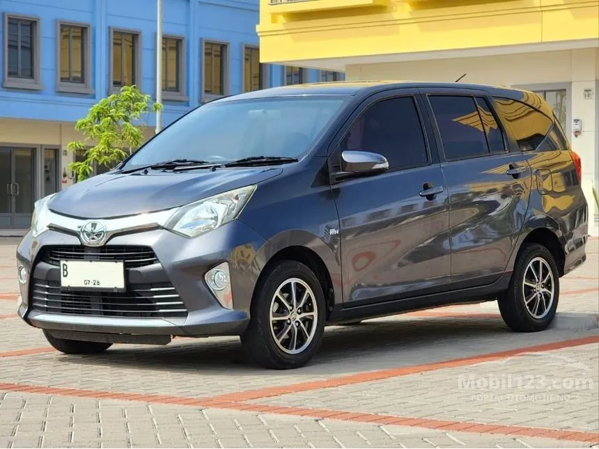 Jual Mobil Toyota Calya 2018 G 1.2 di Banten Manual MPV Abu