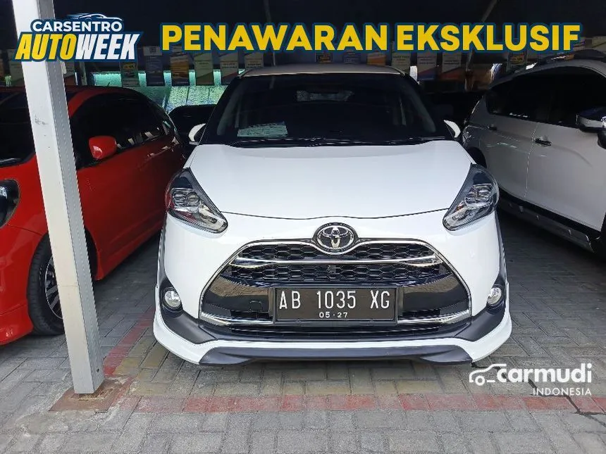 Jual Mobil Toyota Sienta 2017 Q 1.5 di Yogyakarta Automatic MPV Putih Rp 185.000.000
