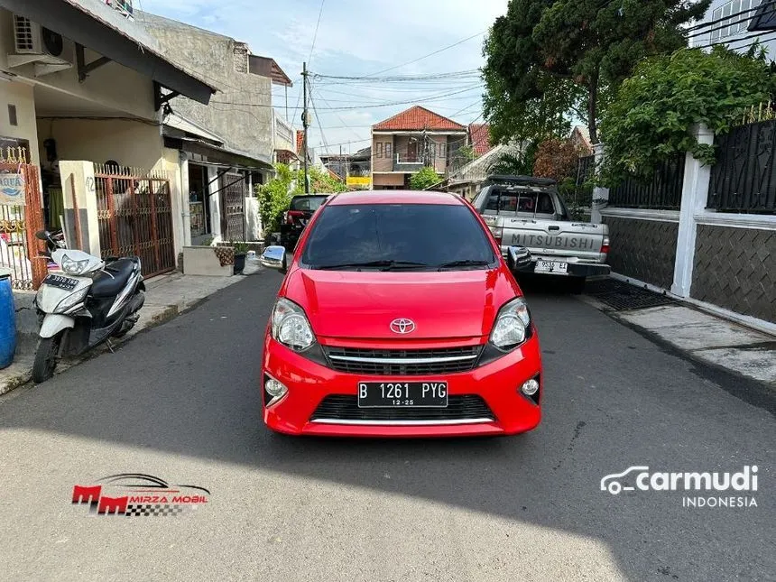 Jual Mobil Toyota Agya 2015 G 1.0 di DKI Jakarta Manual Hatchback Merah Rp 82.500.000