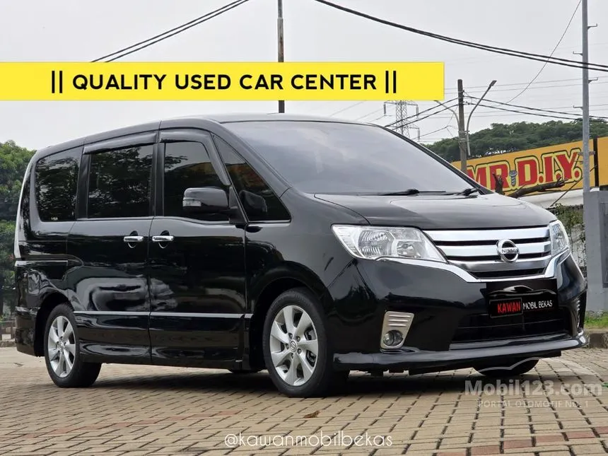 Jual Mobil Nissan Serena 2013 Highway Star 2.0 di DKI Jakarta Automatic MPV Hitam Rp 154.000.000