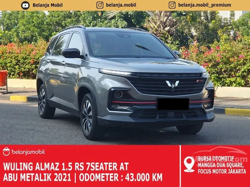 Jual Mobil Wuling Almaz 2021 RS Pro 1.5 di DKI Jakarta Automatic SUV Abu