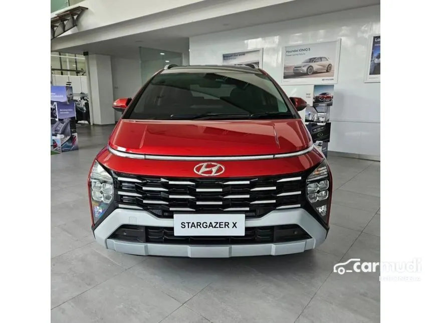 Jual Mobil Hyundai Stargazer X 2024 Prime 1.5 di Banten Automatic Wagon Merah Rp 320.900.000