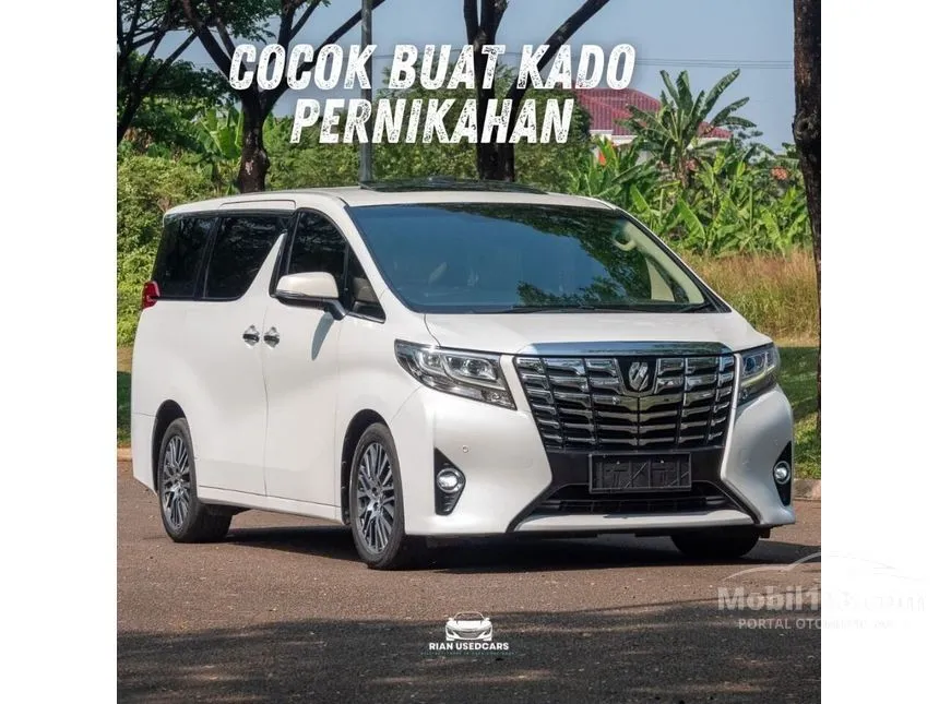 Jual Mobil Toyota Alphard 2015 G 2.5 di Banten Automatic Van Wagon Putih Rp 569.000.000