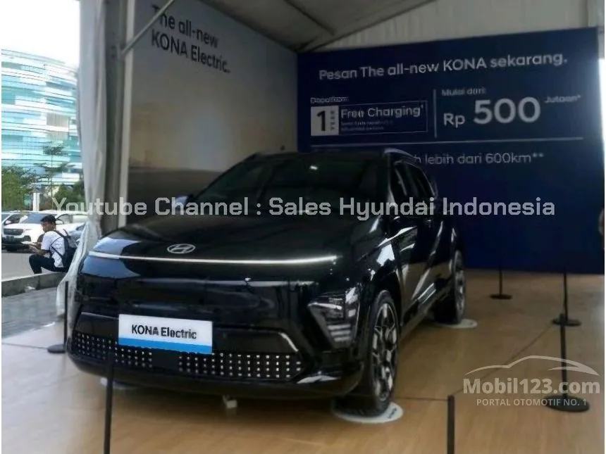 Jual Mobil Hyundai Kona 2024 Electric Prime Long Range di DKI Jakarta Automatic Wagon Hitam Rp 500.000.000