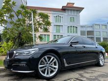 2017 BMW 730Li 2.0 G12 Sedan Nik2017 Luxury Black On Brown Km10rb Panoramic Sunroof PBD 3TV RSE Wrnty5Thn TDP.475JT