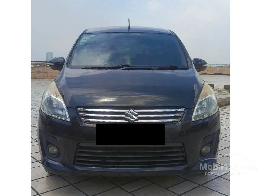 Jual Mobil Suzuki Ertiga 2015 GL 1.4 di Banten Manual MPV Hitam Rp 109.000.000