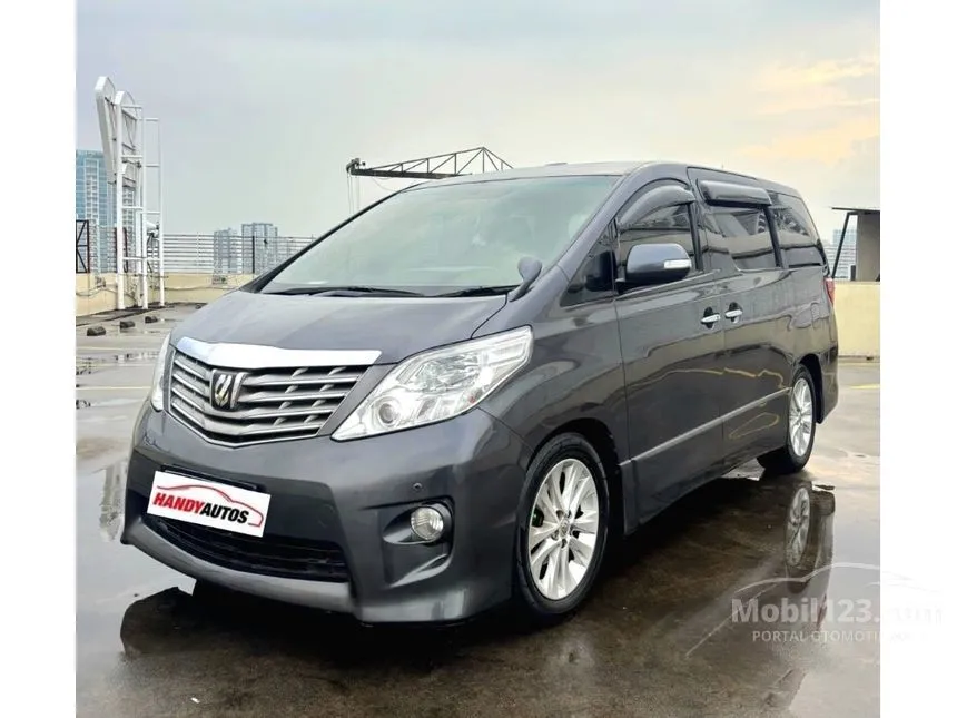 Jual Mobil Toyota Alphard 2010 S 2.4 di DKI Jakarta Automatic MPV Abu
