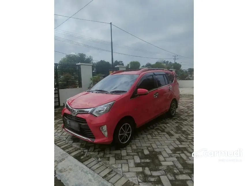 Jual Mobil Toyota Calya 2018 G 1.2 di Lampung Automatic MPV Merah Rp 123.000.000