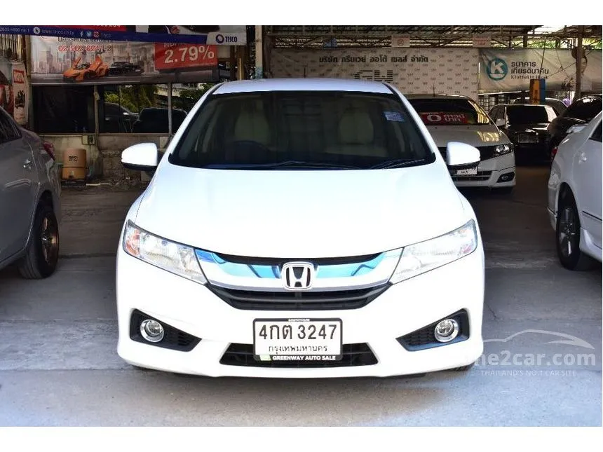 Honda City 2015 V i-VTEC 1.5 in ภาคตะวันออก Automatic Sedan สีขาว 