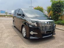 Toyota Alphard 2.5 S CBU Builtup AT 2015 Black on Black KM 20RB Antik
