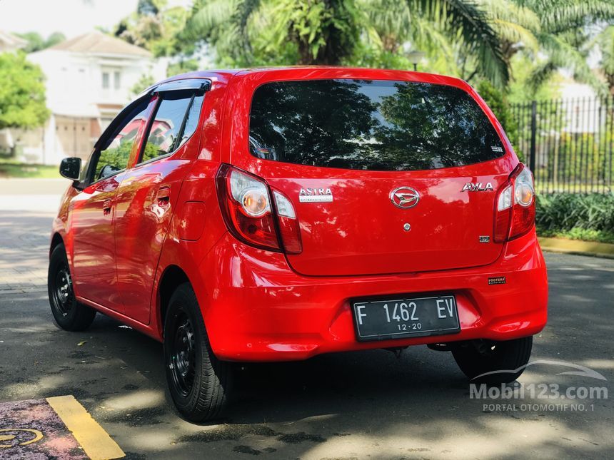 Jual Mobil Daihatsu Ayla 2015 M 1.0 di Banten Manual Hatchback Merah Rp 