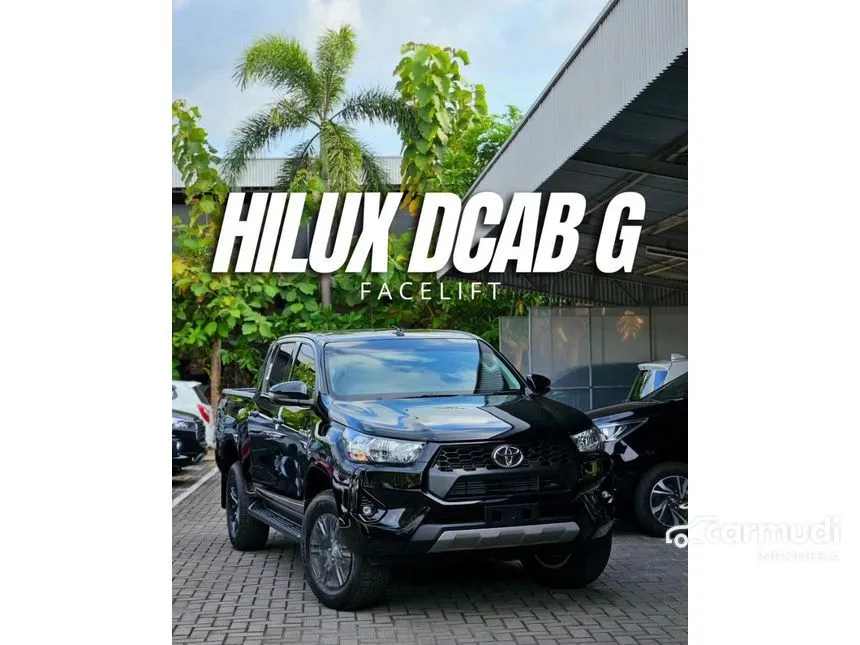 Jual Mobil Toyota Hilux 2024 G Double Cab 4X4 2.4 di DKI Jakarta Manual Pickup Hitam Rp 418.600.000