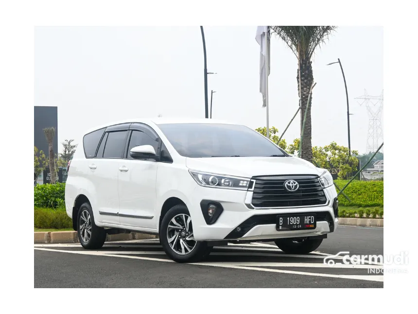 Jual Mobil Toyota Kijang Innova 2021 V 2.4 di Banten Automatic MPV Putih Rp 349.000.000