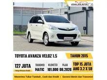 2015 Toyota Avanza 1.5 Veloz MPV Matic Putih Kondisi Gress Lengkap Bergaransi Termurah
