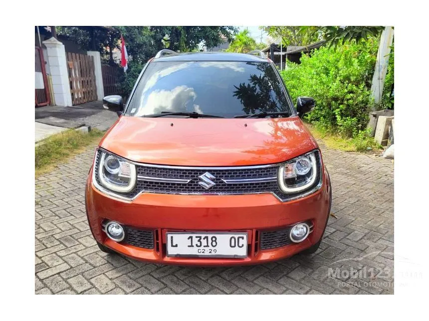 Jual Mobil Suzuki Ignis 2018 GX 1.2 di Jawa Timur Manual Hatchback Orange Rp 124.000.000