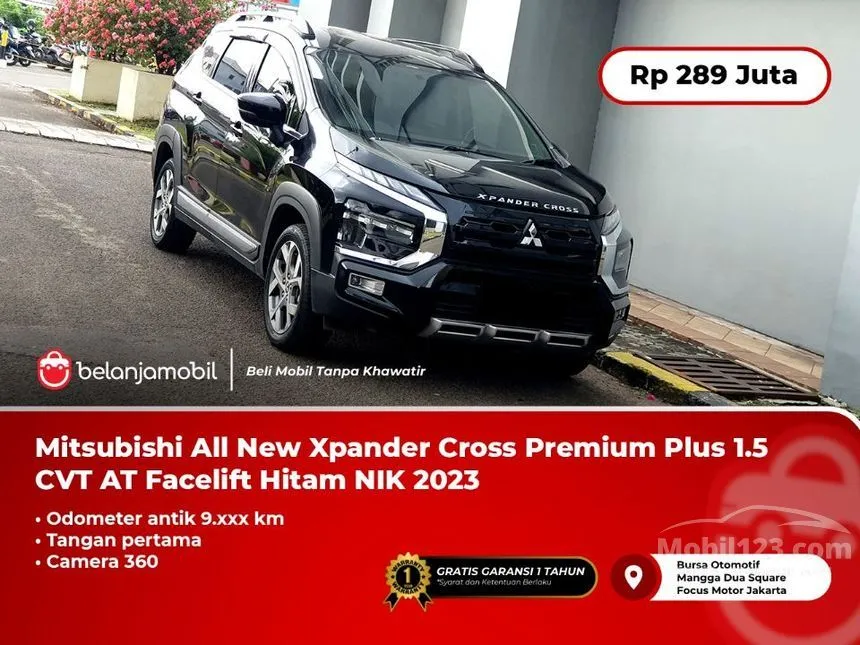Jual Mobil Mitsubishi Xpander Cross 2023 Premium 1.5 di Jawa Barat Automatic MPV Hitam Rp 289.000.000