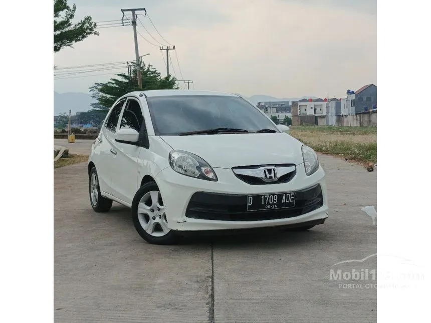 Jual Mobil Honda Brio 2014 Satya S 1.2 di Jawa Barat Manual Hatchback Putih Rp 90.000.000