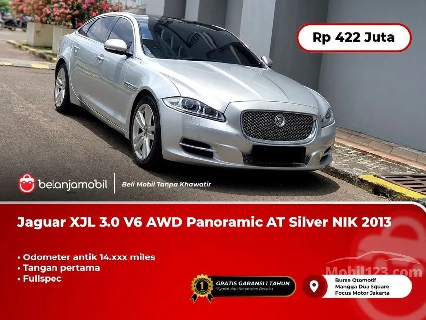 Jual Mobil Jaguar XJ 2013 5.0 di DKI Jakarta Automatic Sedan Silver Rp 422.000.000