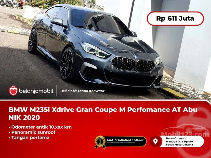 Jual Mobil BMW M235i 2020 xDrive Gran Coupé 2.0 di DKI Jakarta Automatic Coupe Abu