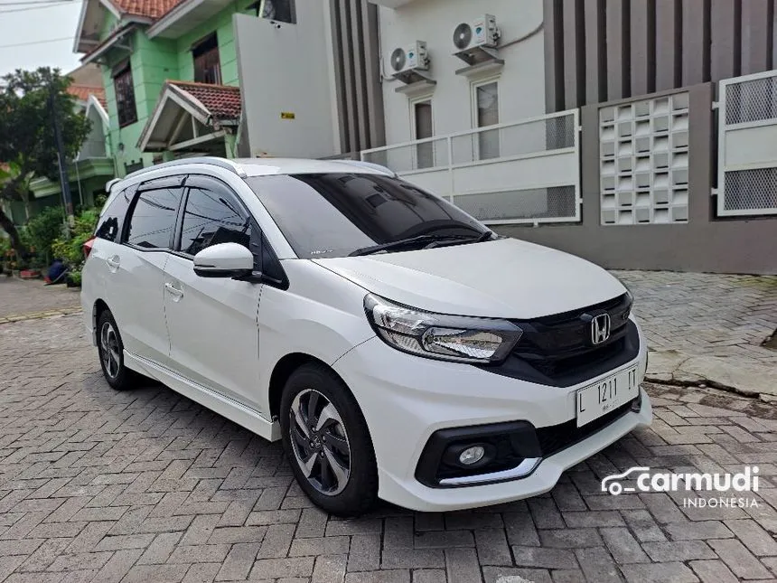 Jual Mobil Honda Mobilio 2017 RS 1.5 di Jawa Timur Automatic MPV Putih Rp 168.000.000