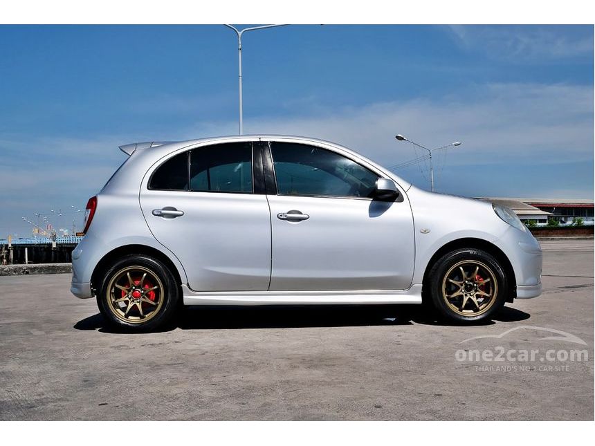 Nissan March 2012 Vl 1.2 In ภาคตะวันออก Automatic Hatchback สีเทา For 