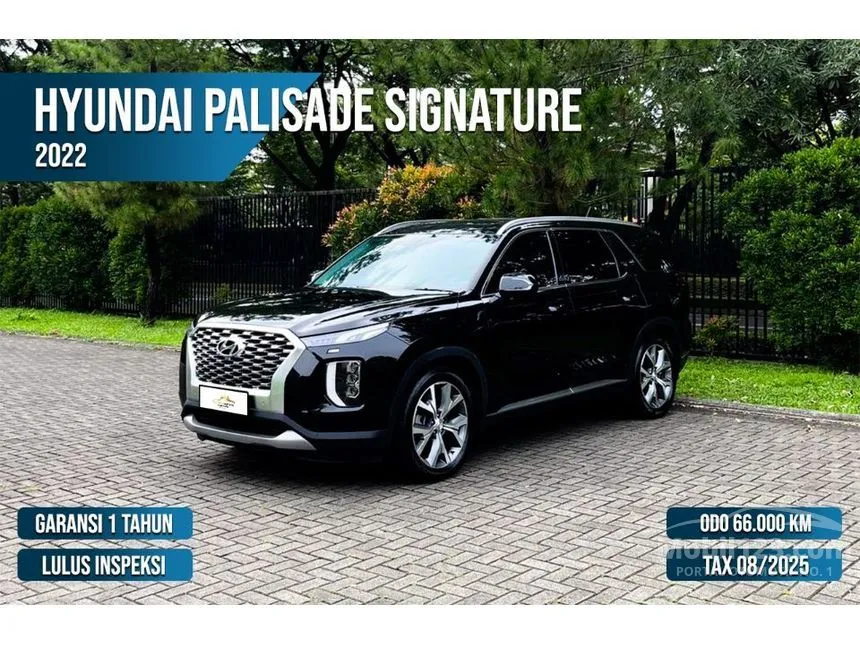 Jual Mobil Hyundai Palisade 2022 Signature AWD 2.2 di Banten Automatic SUV Hitam Rp 625.000.000