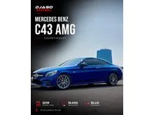 2018 Mercedes-Benz AMG C43 3.0 Coupe Facelift Blue on Black Biru Mercy C 43