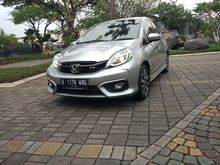 (Tdp 11jtan)Honda Brio 1.2 RS Hatchback AT 2016 Silver Metalic Termurah di 123.com