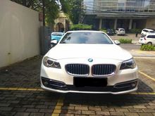 BMW 528i 2.0 Luxury Twin Turbo Th 2016 Putih Km 25rb Kondisi Terawat