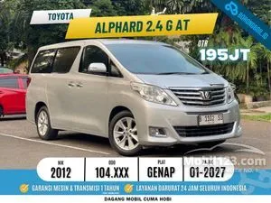 2012 Toyota Alphard 2.4 G MPV