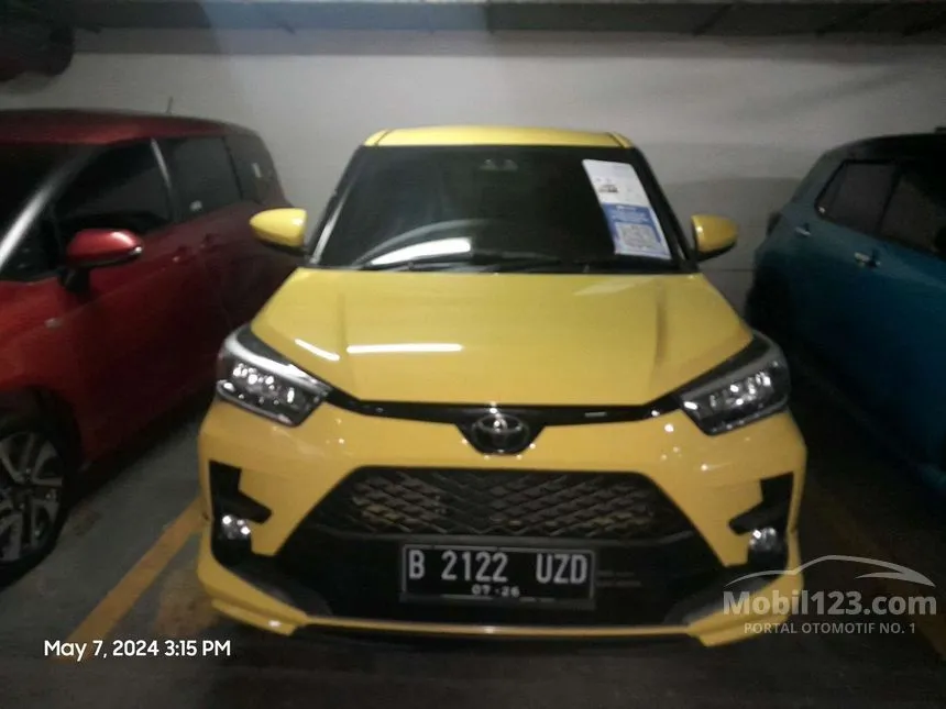Jual Mobil Toyota Raize 2021 GR Sport TSS 1.0 di Jawa Barat Automatic Wagon Kuning Rp 219.000.000