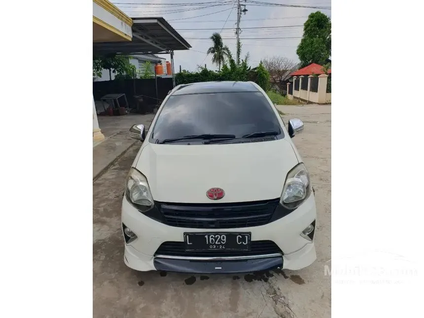 Jual Mobil Toyota Agya 2014 TRD Sportivo 1.0 di Sumatera Selatan Automatic Hatchback Putih Rp 97.500.000