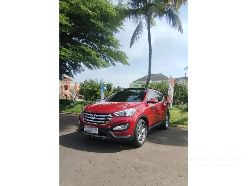 Jual Mobil Hyundai Santa Fe 2015 Limited Edition 2.4 di DKI Jakarta Automatic SUV Merah Rp 235.000.000