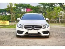 2017 Mercedes-Benz C200 2.0 AMG Line Sedan (Faktur 2018) White on Black Odo 26 Rb (TERMURAH)