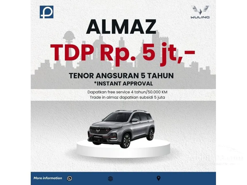 Jual Mobil Wuling Almaz 2023 RS Pro 1.5 di DKI Jakarta Automatic Wagon Lainnya Rp 335.000.000