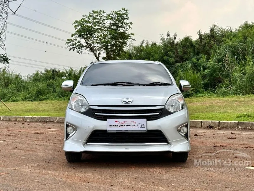 Jual Mobil Toyota Agya 2014 TRD Sportivo 1.0 di Banten Manual Hatchback Silver Rp 85.000.000