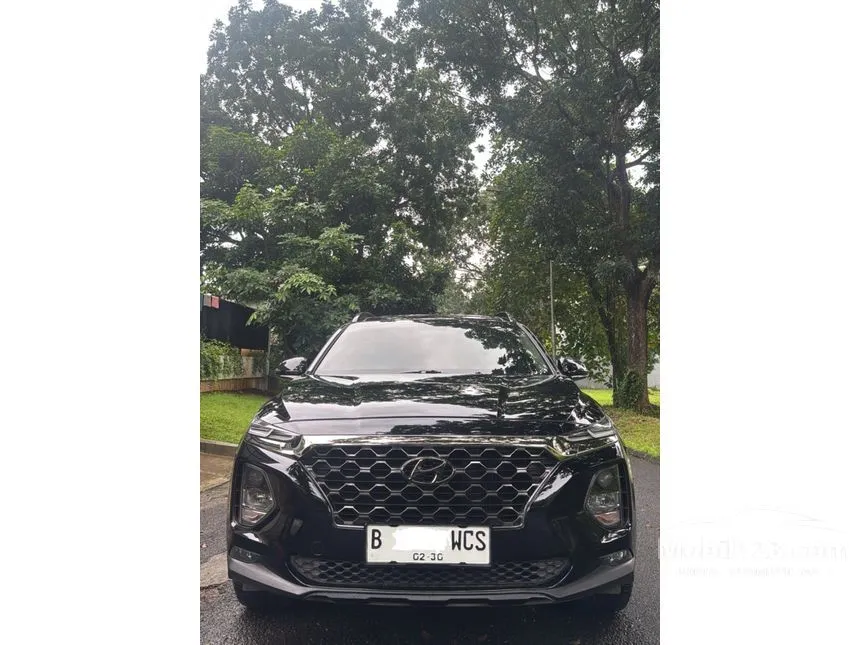 Jual Mobil Hyundai Santa Fe 2019 Grand CRDi 2.2 di Banten Automatic SUV Hitam Rp 385.000.000