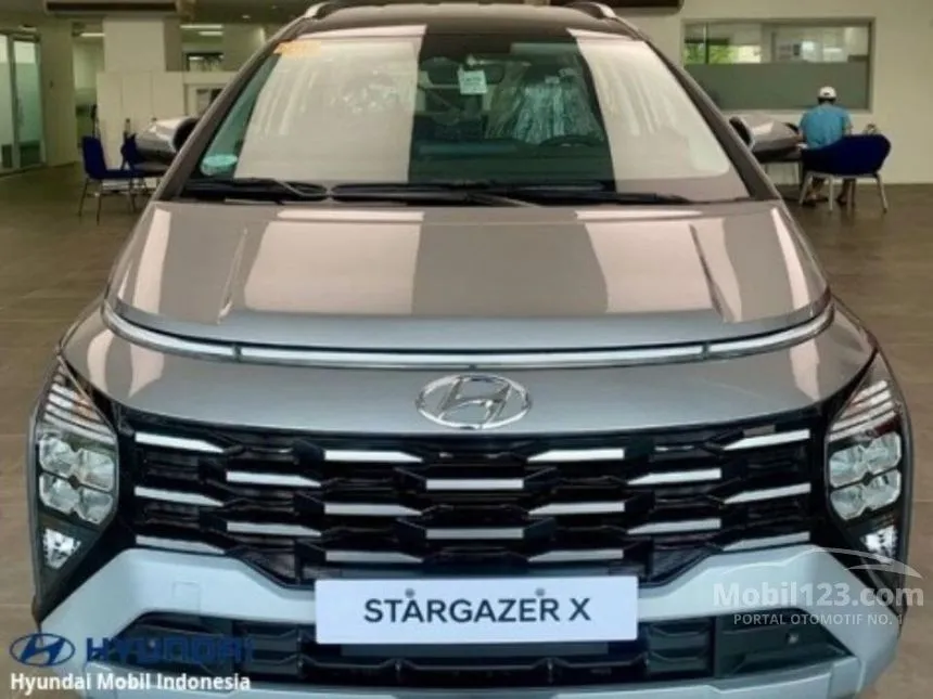 Jual Mobil Hyundai Stargazer X 2024 Prime 1.5 di Banten Automatic Wagon Silver Rp 312.000.000