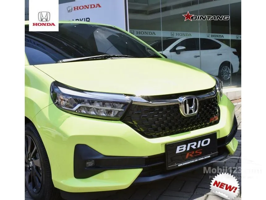 Jual Mobil Honda Brio 2024 RS 1.2 di Banten Automatic Hatchback Kuning Rp 215.600.000