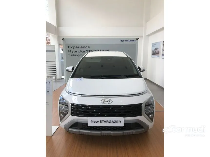 Jual Mobil Hyundai Stargazer 2024 Prime 1.5 di DKI Jakarta Automatic Wagon Putih Rp 321.900.000