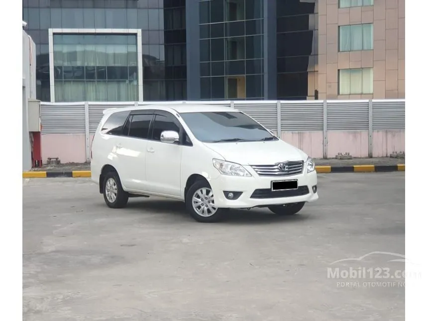 Jual Mobil Toyota Kijang Innova 2013 G 2.5 di DKI Jakarta Automatic MPV Putih Rp 190.000.000