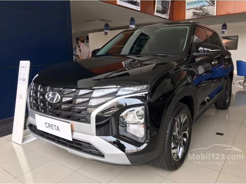 Jual Mobil Hyundai Creta 2024 Trend 1.5 di Banten Automatic Wagon Hitam Rp 312.500.000
