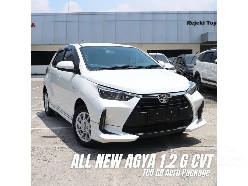 Jual Mobil Toyota Agya 2024 G 1.2 di Jawa Barat Automatic Hatchback Putih Rp 145.500.000