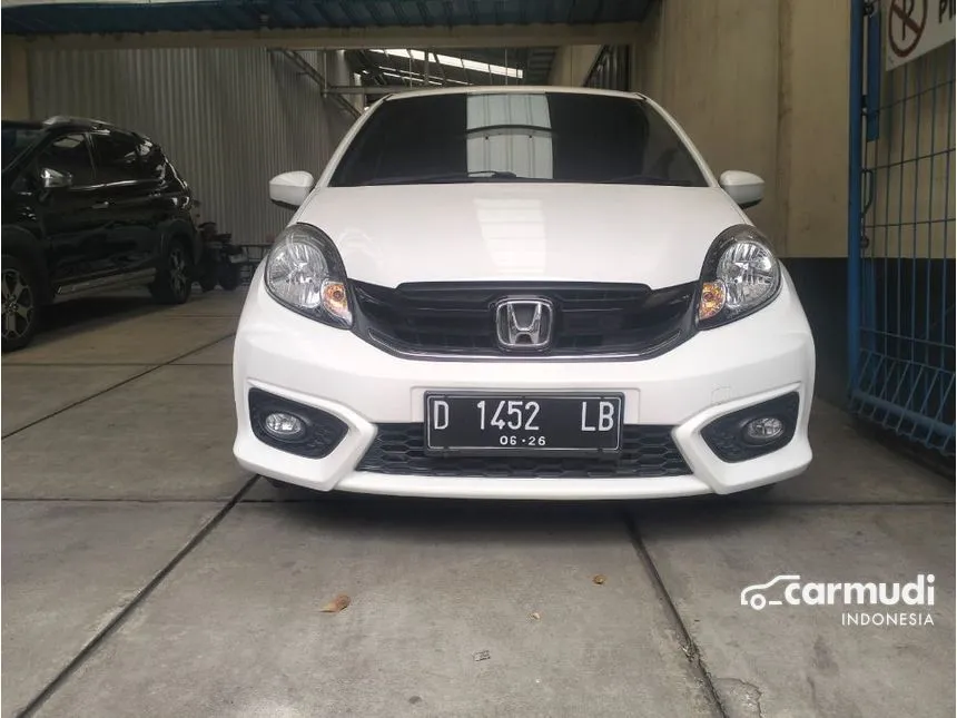 Jual Mobil Honda Brio 2017 Satya E 1.2 di Jawa Barat Automatic Hatchback Putih Rp 134.000.000