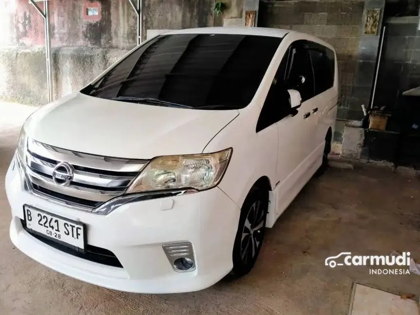 Jual Mobil Nissan Serena 2013 Highway Star 2.0 di DKI Jakarta Automatic MPV Putih Rp 135.000.000