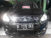 2012 Mitsubishi Mirage 1.2 EXCEED Matic Hitam Jarang Pakai