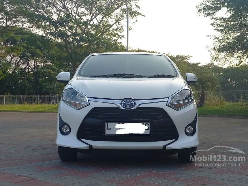 Jual Mobil Toyota Agya 2018 G 1.2 di Jawa Timur Manual Hatchback Putih Rp 128.000.001